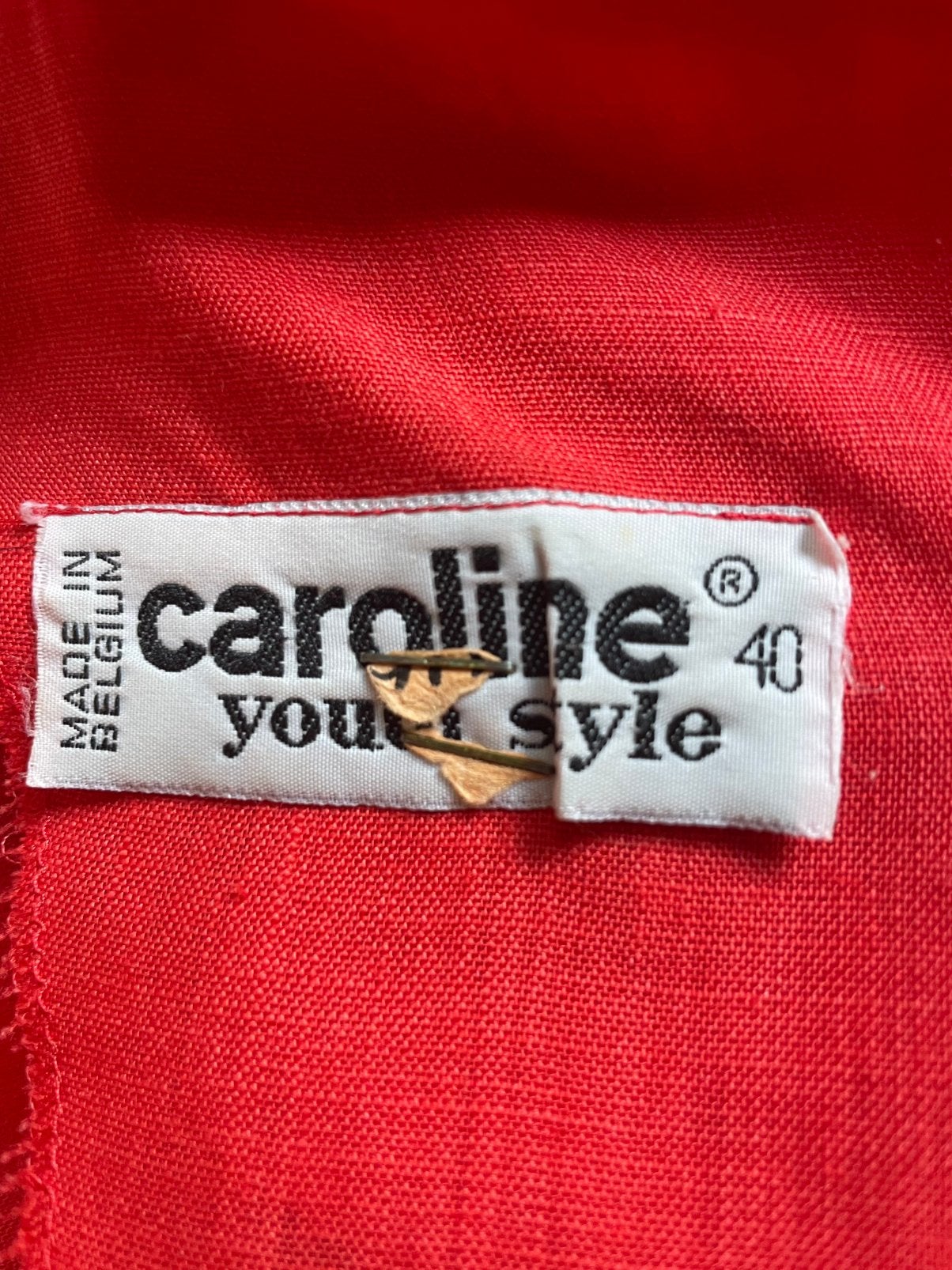 Robe vintage Caroline, 40  rouge, Vêtements | Femmes, Enlèvement, Comme neuf, Rouge