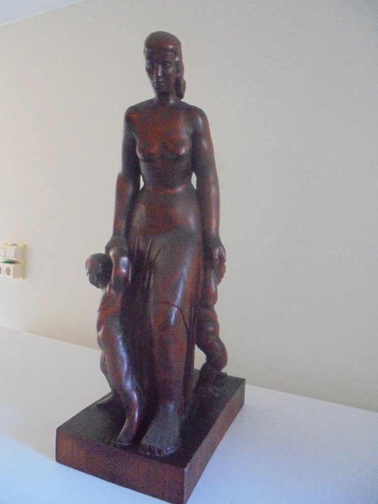 Sculpture en bois Henri Dresselaers, Enlèvement, Utilisé