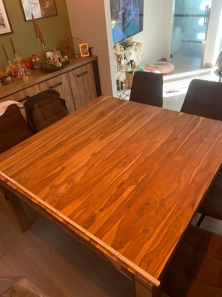 Eiken houten tafel, Ophalen