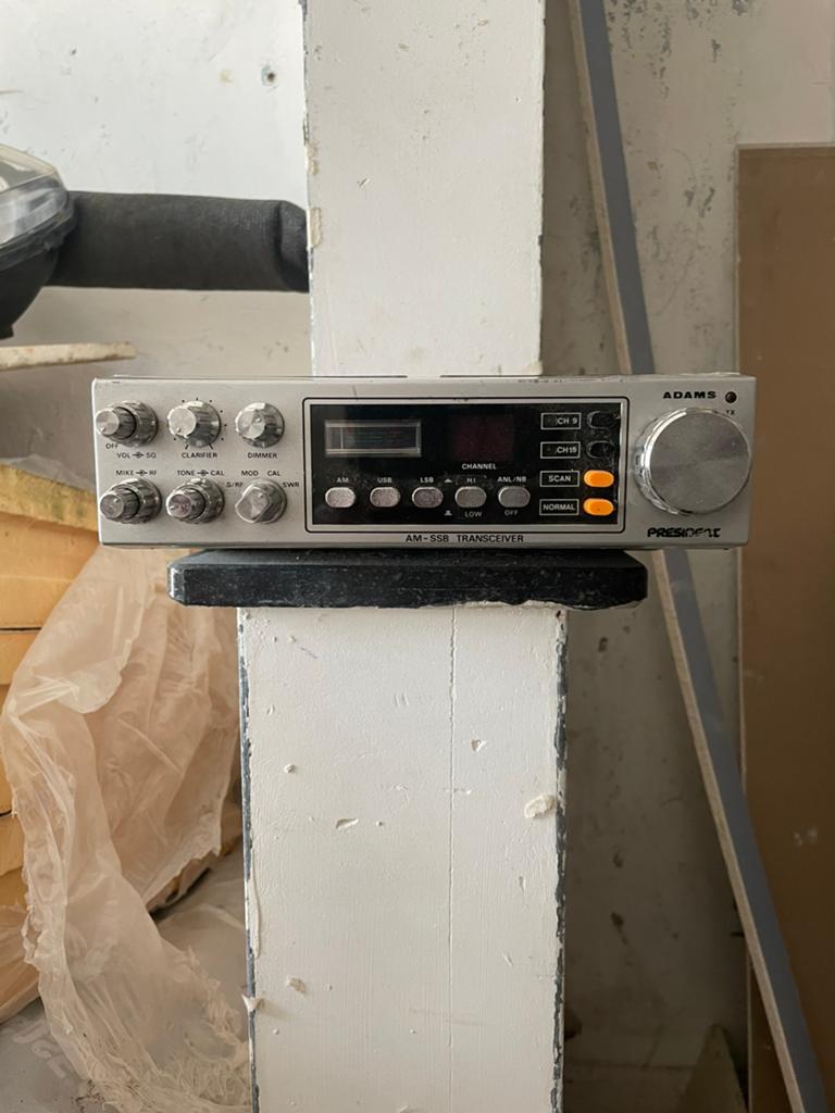 Radio CB President Adams Vintage Cibi Collection, Audio, Tv en Foto, Professionele apparaten, Ophalen, Zo goed als nieuw