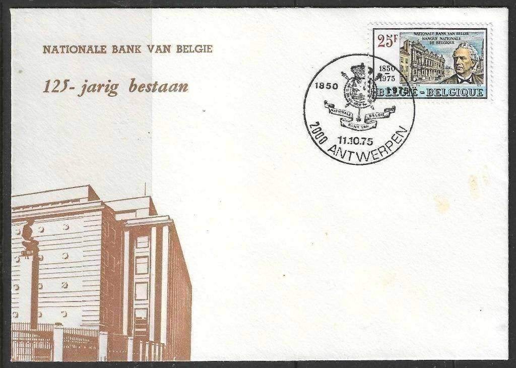 Belgique 1975 - Yvert 1776 /OBP 1781 - Banque nationale (ST), Envoi, Affranchi, Oblitéré