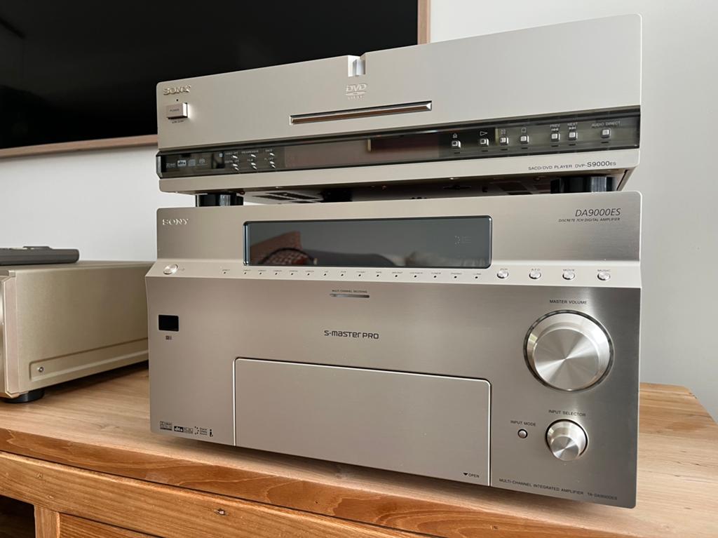 Ta-da9000Es + Dvps9000es Sony, Audio, Tv en Foto, Versterkers en Ontvangers, Ophalen, Zo goed als nieuw, Sony, 120 watt of meer