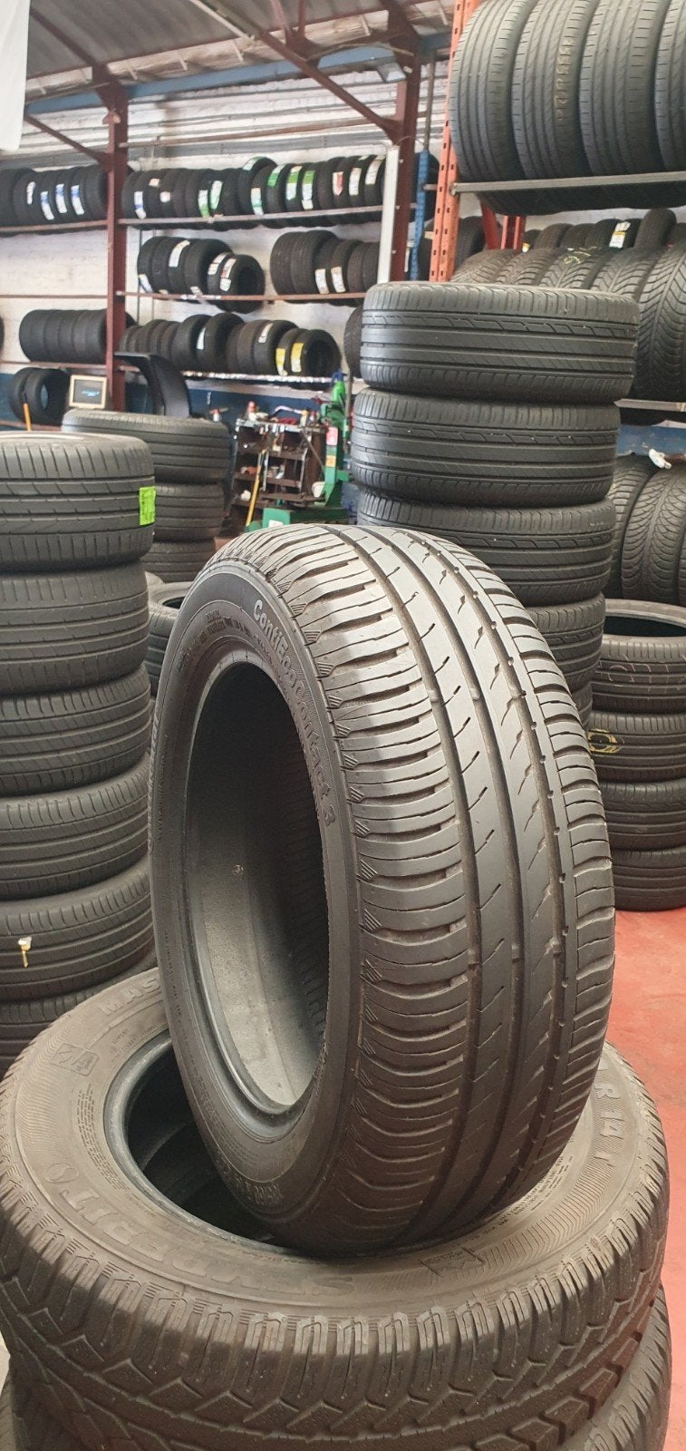 185/60R14 Continental top qualité avec montage et équilibrag, Enlèvement