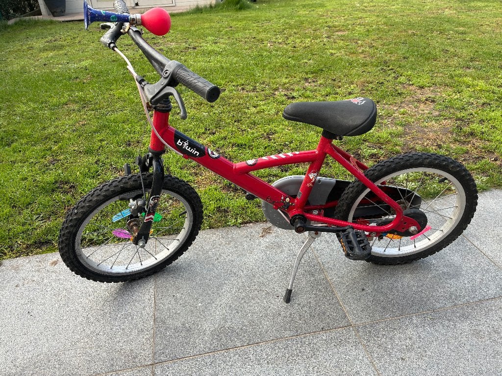 Kinderfiets, Ophalen, Velgrem, Btwin Decathlon, 16 tot 20 inch