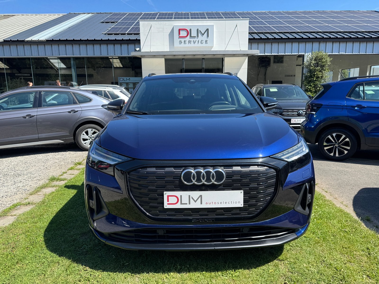 Audi Q4 e-tron 50 Quattro Sline Int Ext. 08/21 140.000 km, Auto's, Automaat, Blauw, 5 zetels, SUV of Terreinwagen