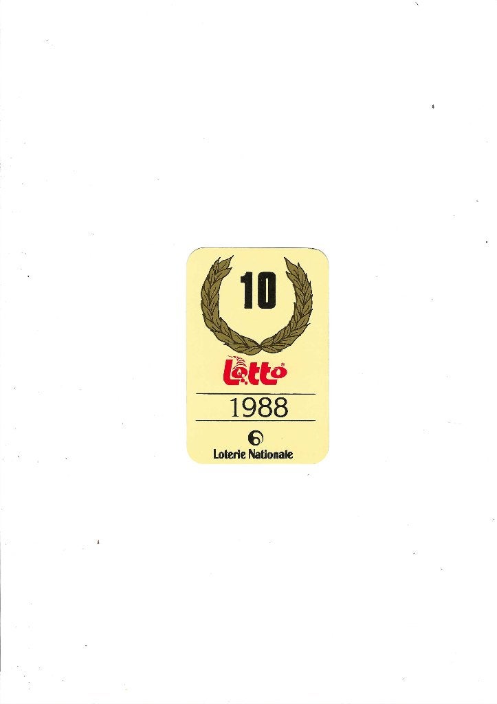 Calendrier de poche 1988  plastifié, Divers, Calendriers, Envoi, Utilisé
