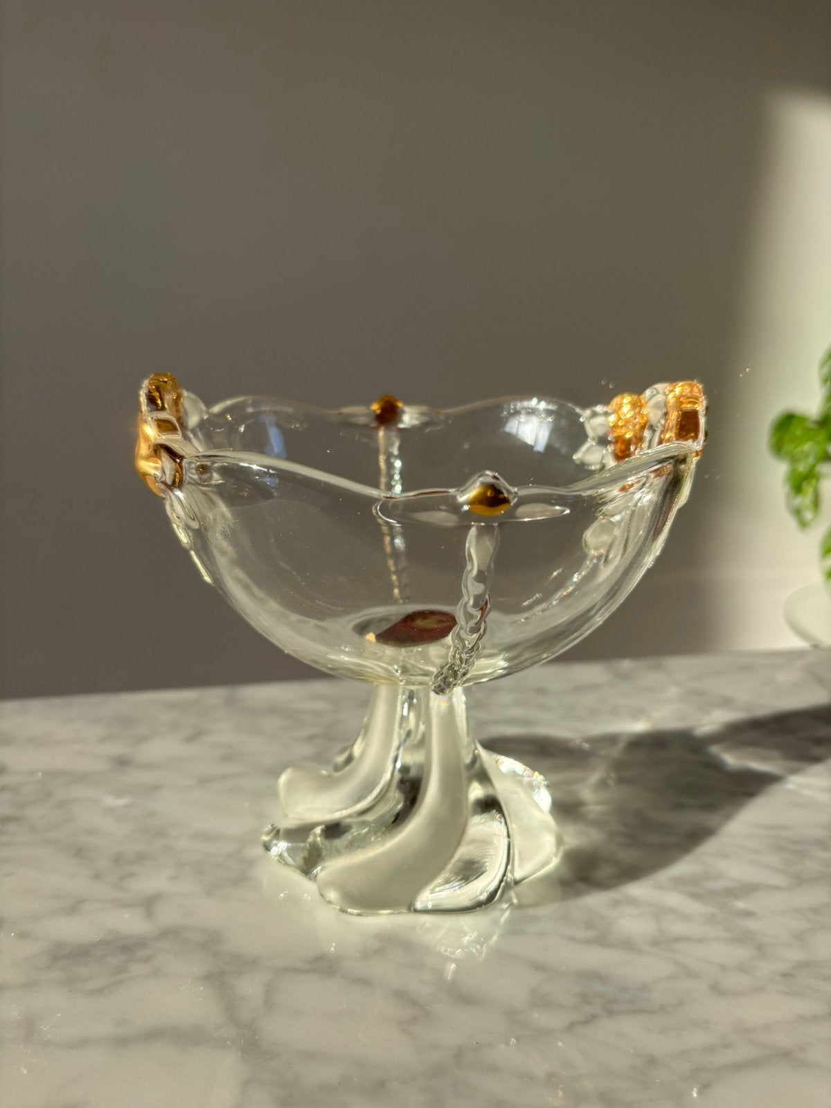 Walther Glass Coupe met Rozen, Ophalen
