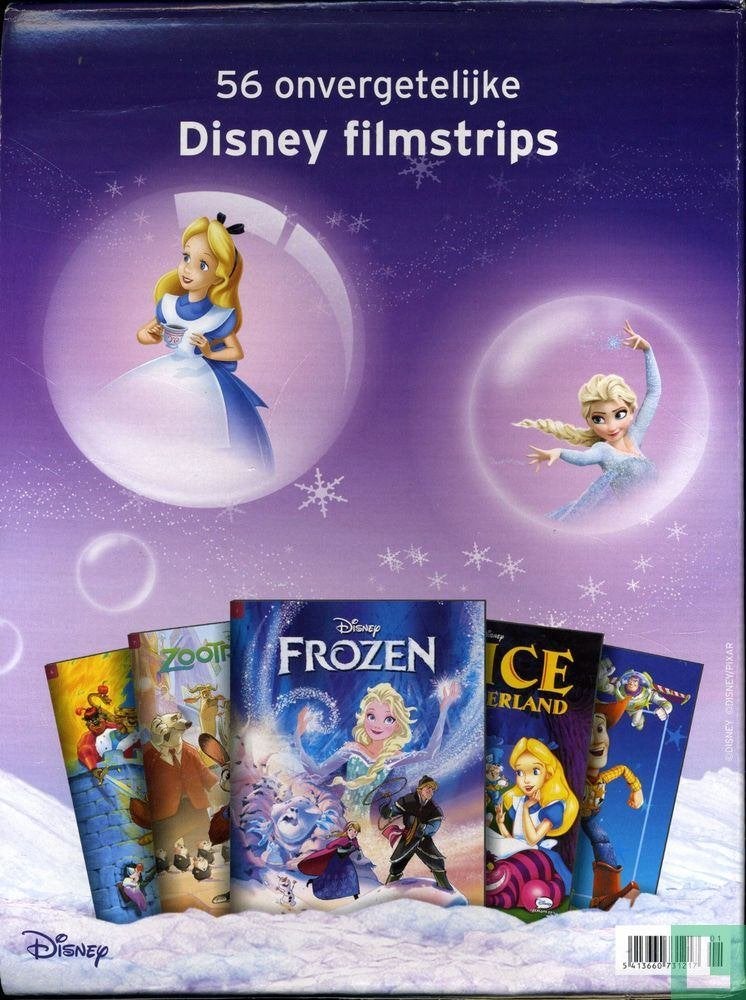 Box 56 Onvergetelijke Disney Filmstrips, Enlèvement ou Envoi, Walt Disney, Série complète ou Série, Comme neuf