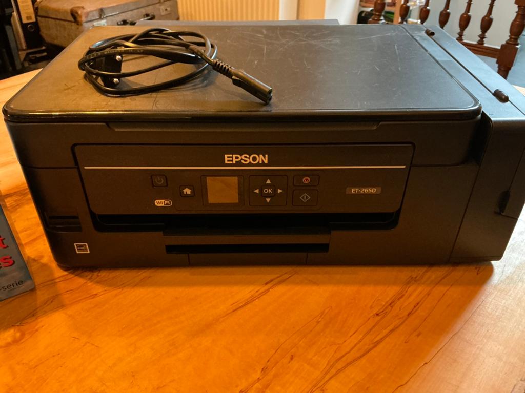 Superzuinige (!) all in one-printer Epson Ecotank 2650 +inkt, Computers en Software, Printers, Gebruikt, Printer, Overige technieken