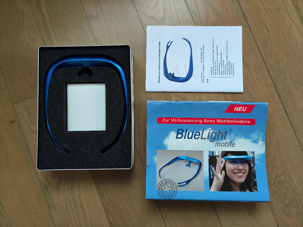 Lunettes de luminothérapie mobiles Turbolite BlueLight, Enlèvement ou Envoi