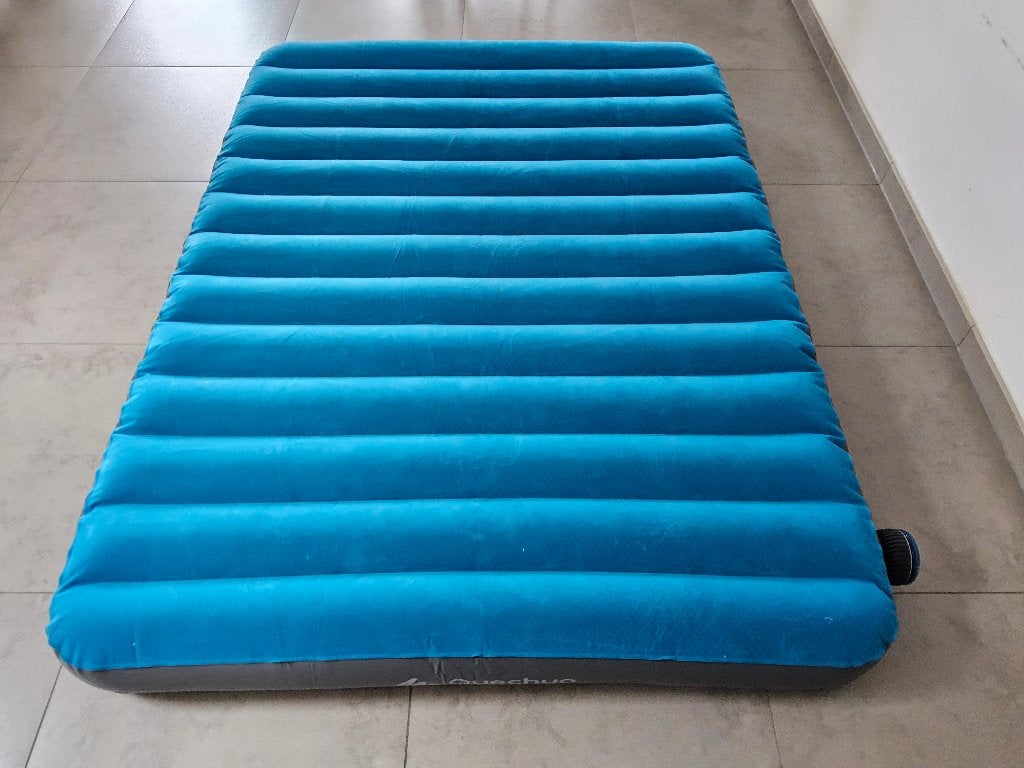 dikke 2persoons luchtmatras met pomp, Ophalen of Verzenden, Zo goed als nieuw, 2-persoons