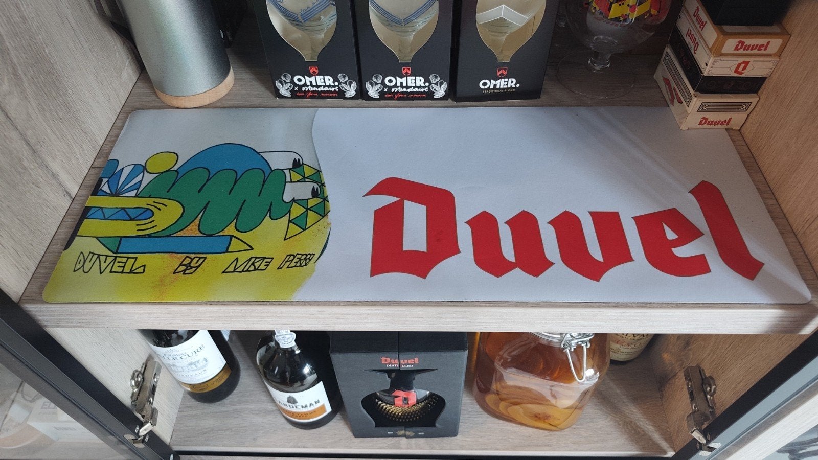 Duvel toogmatje mike Perry, Verzamelen, Ophalen of Verzenden, Duvel