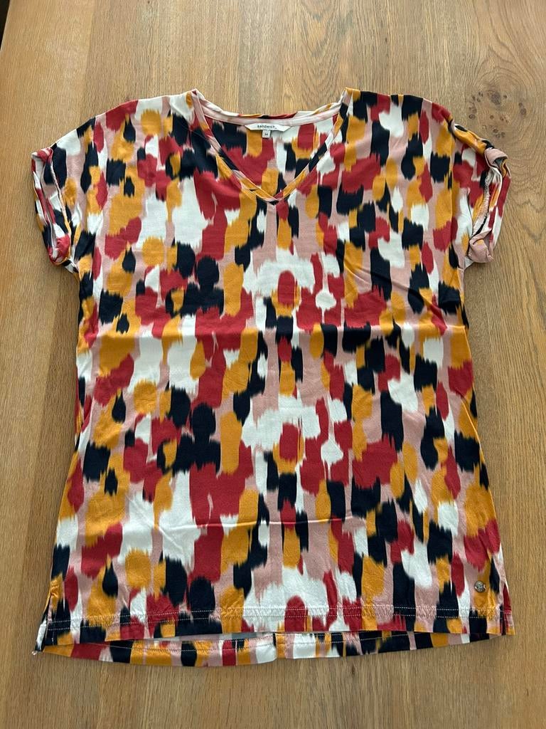 Blouse met print Sandwich maat 34, Enlèvement ou Envoi, Comme neuf, Taille 34 (XS) ou plus petite, Autres couleurs