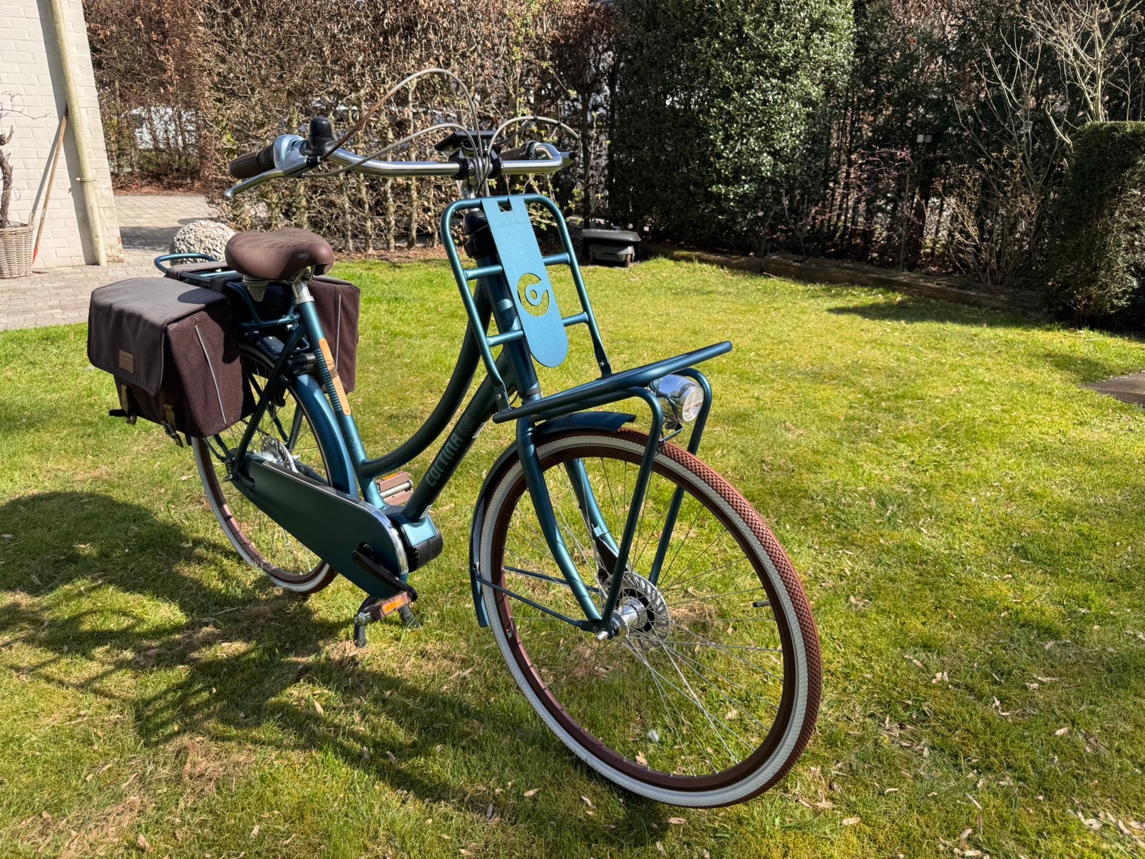 Cortina elektrische damesfiets, Zo goed als nieuw, Versnellingen, 0 zitjes, Trommelrem