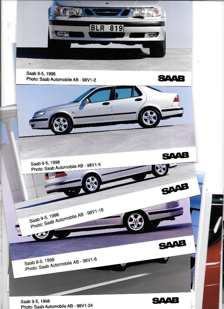Photos de presse de SAAB 9-5, 1998, Enlèvement ou Envoi, Comme neuf
