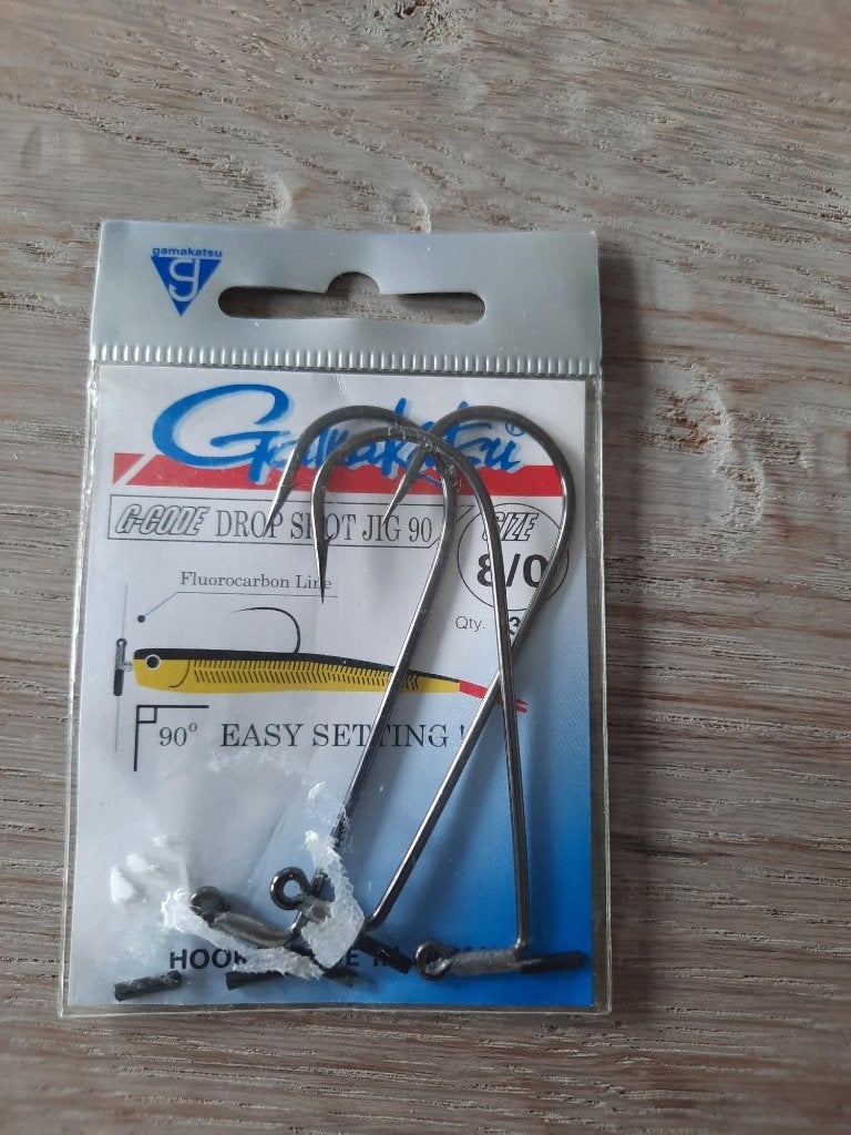 Gamakatsu Dropshot jig 90, Watersport en Boten, Ophalen of Verzenden, Nieuw, Haak