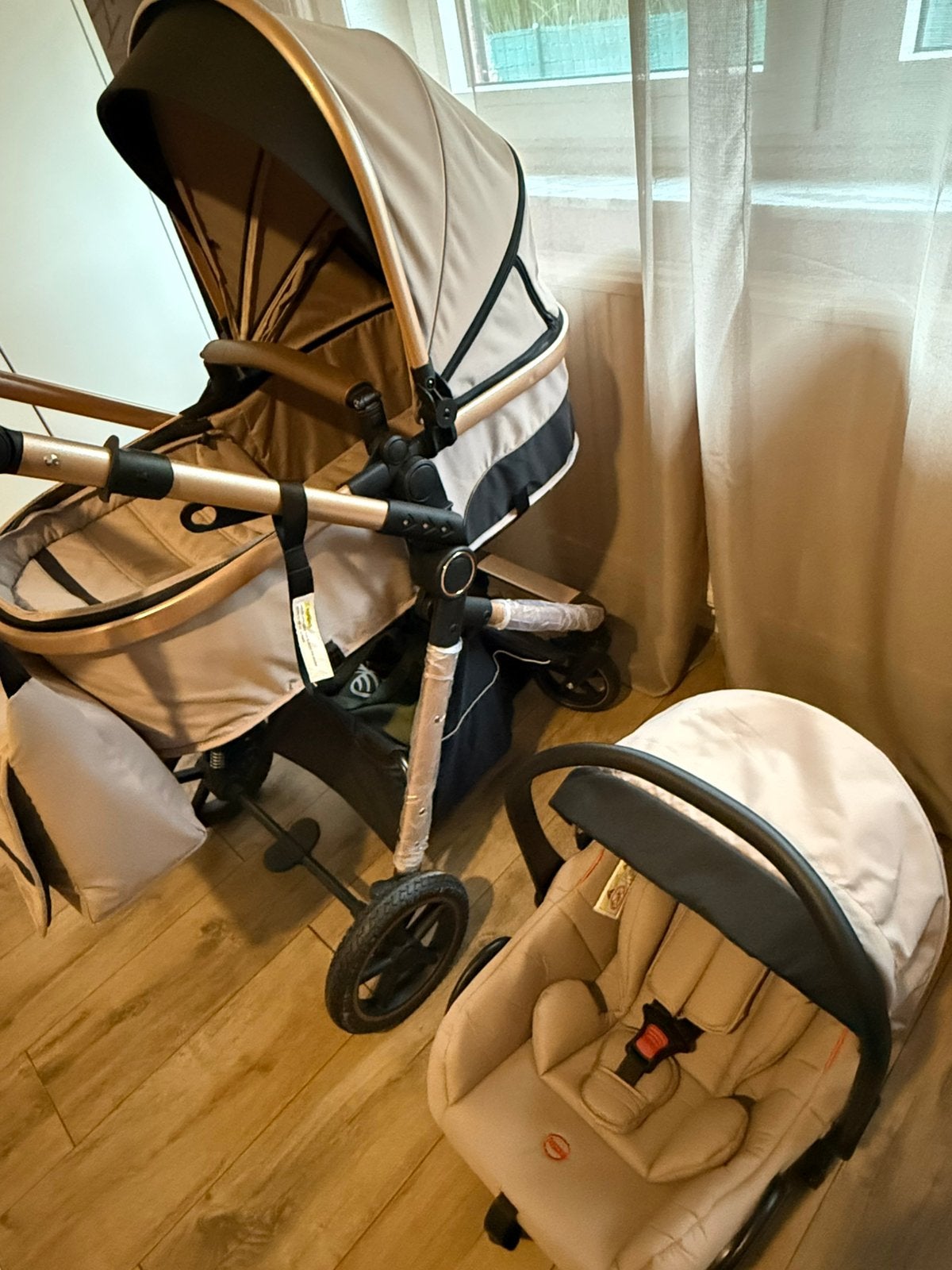 Linola kinderwagen volledig nieuw!, Nieuw, Met autostoeltje, Ophalen, Kinderwagen