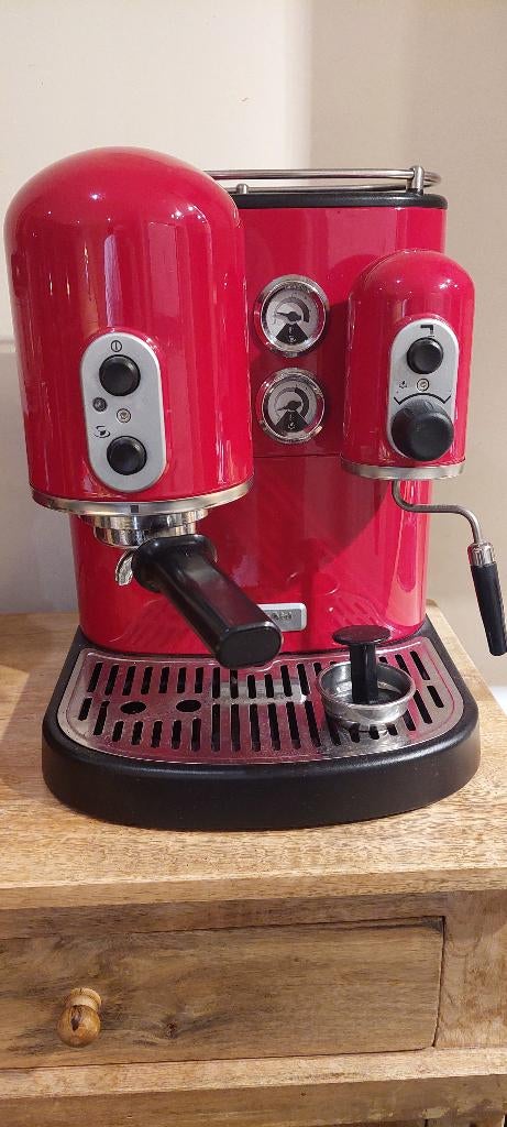 Kitchenaid Espresso 5KES100EER (prijs verlaagd), Electroménager, Cafetières, Café moulu, Machine à espresso, Réservoir d'eau amovible