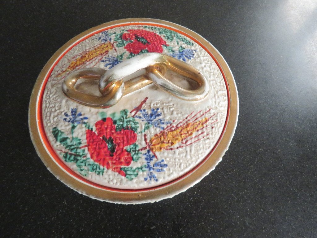 FACI Civita Castellana Bonbonniere Majolica, Antiek en Kunst, Ophalen of Verzenden