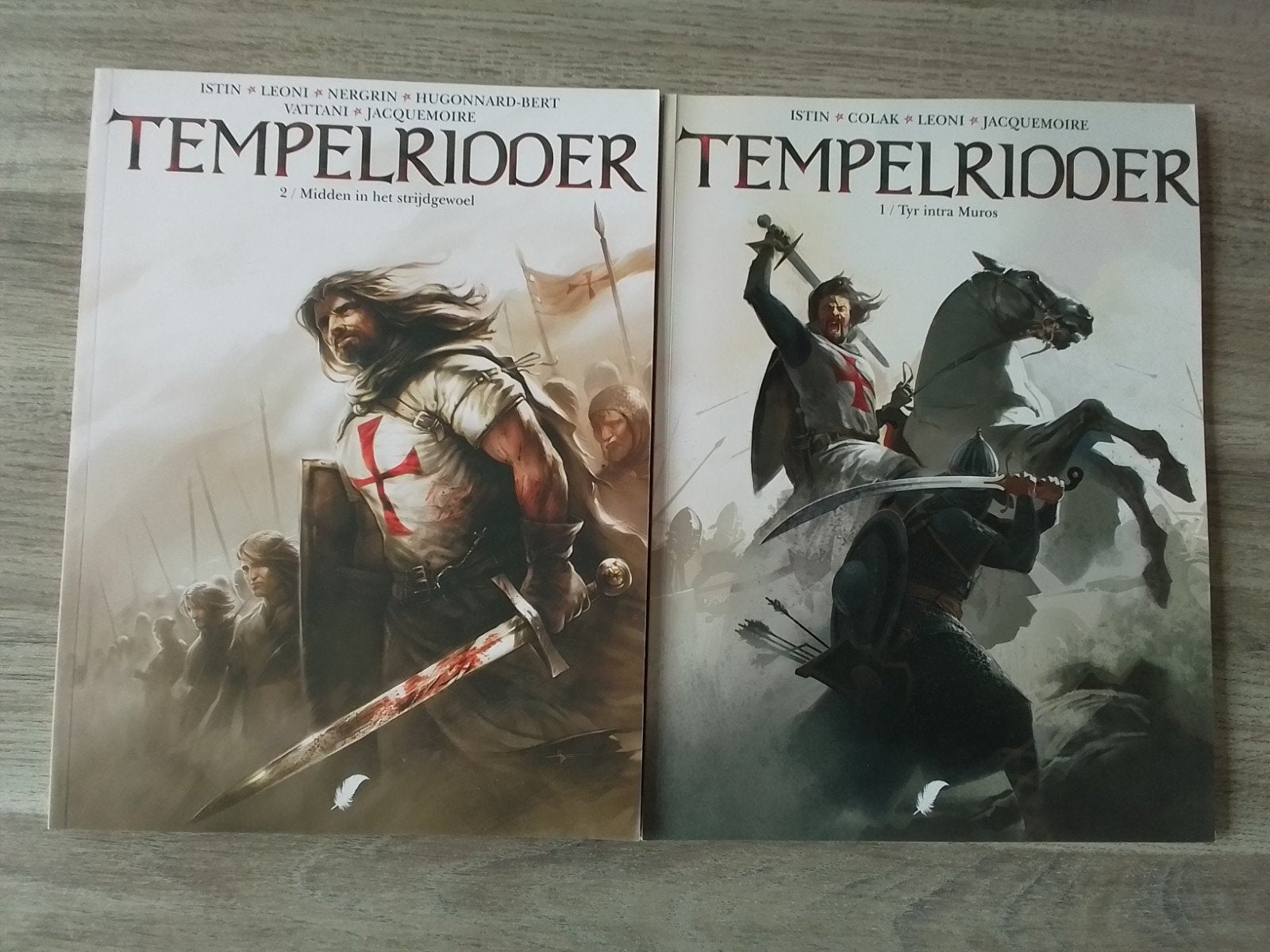 tempelridder deel 1 en 2 sc, Ophalen of Verzenden, Zo goed als nieuw