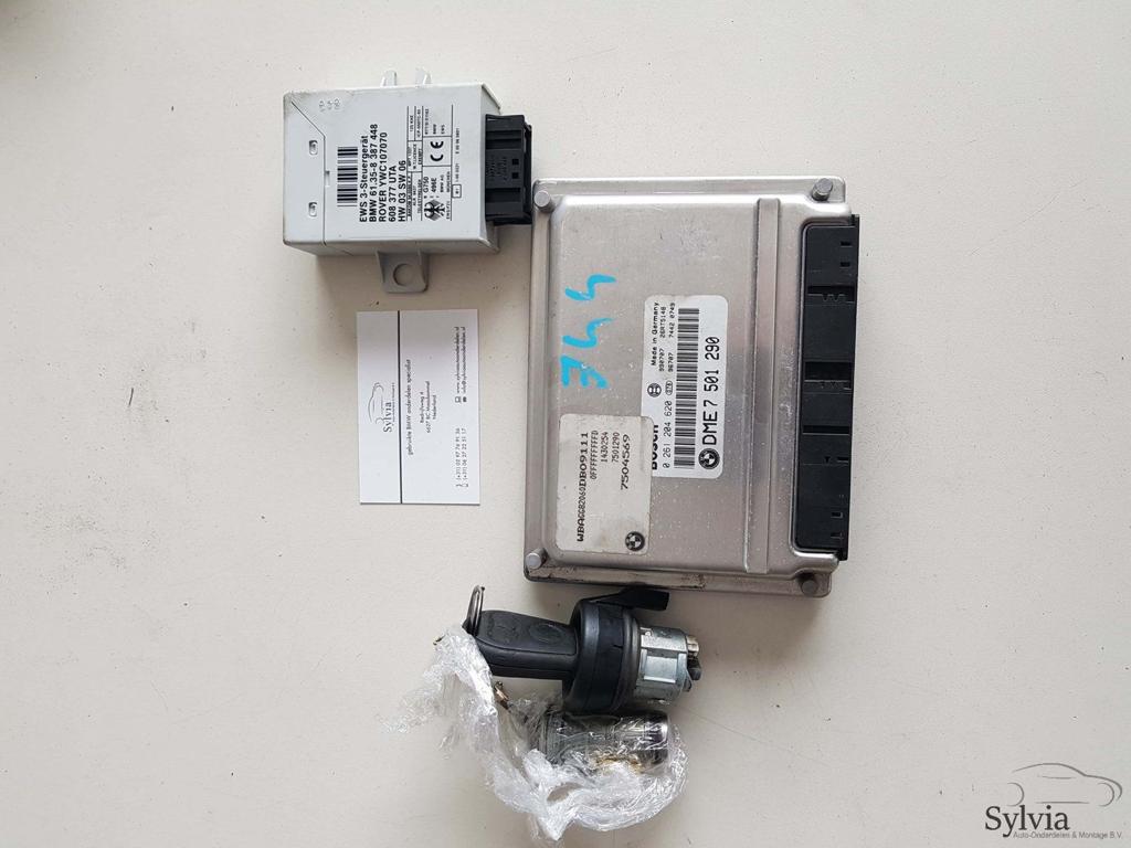 Startset Contactslot + ECU EWS BMW 7 serie E38 740i M62  750, -, Utilisé, -, Enlèvement ou Envoi