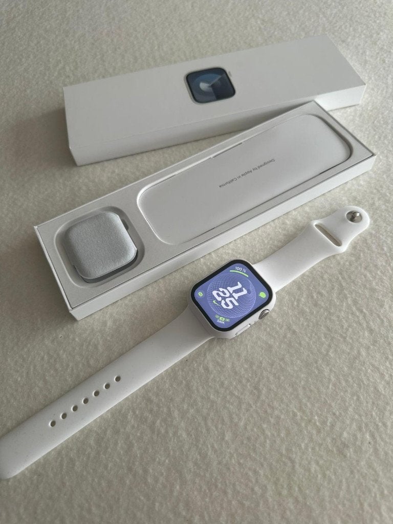Apple Watch 9 -45 mm GPS/mobiel, Ophalen, Apple Watch, IOS, Zo goed als nieuw