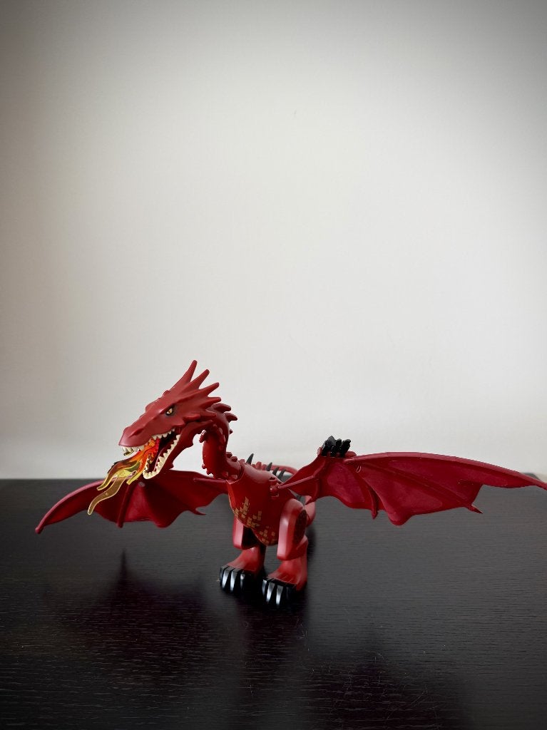 Lego smaug draak, Kinderen en Baby's, Speelgoed | Bouwstenen, Ophalen, Zo goed als nieuw, Overige merken
