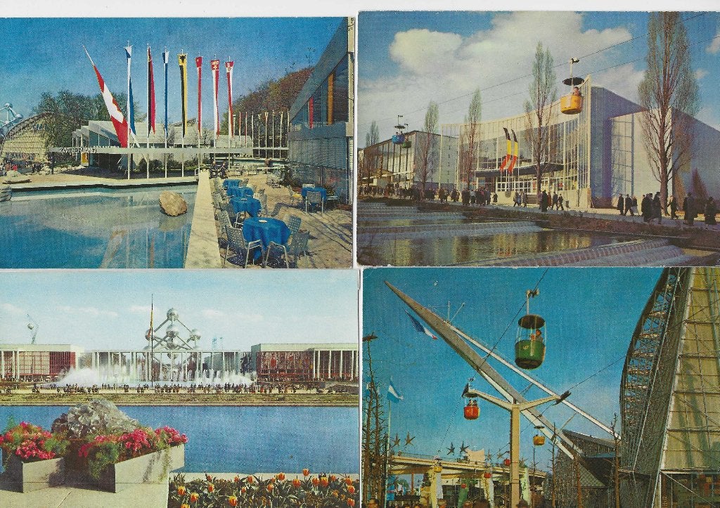 Expo 58 - 8 cartes postales, Enlèvement ou Envoi, 1940 à 1960, Non affranchie, Bruxelles (Capitale)