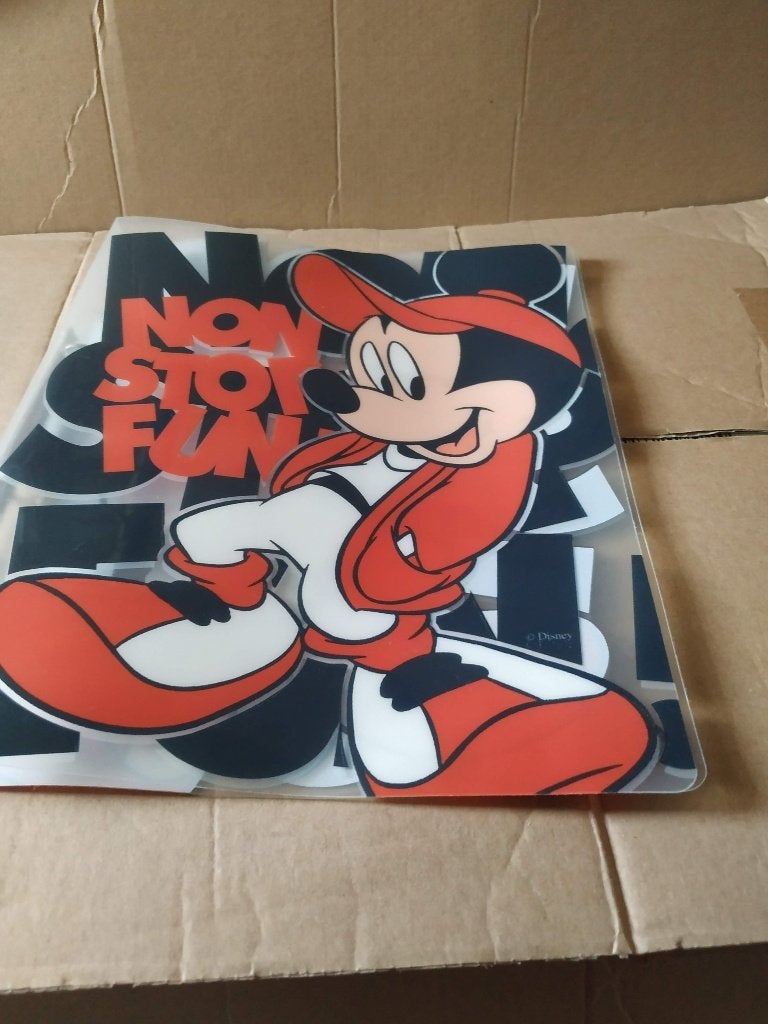 dunne pvc ringmappen a4 disney mickey non stop fun ..., Ophalen of Verzenden