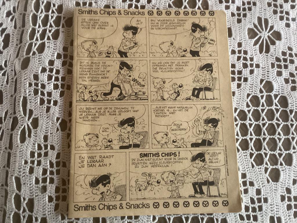 Schriftje strip Roba van Smiths chips, Enlèvement ou Envoi, Comme neuf