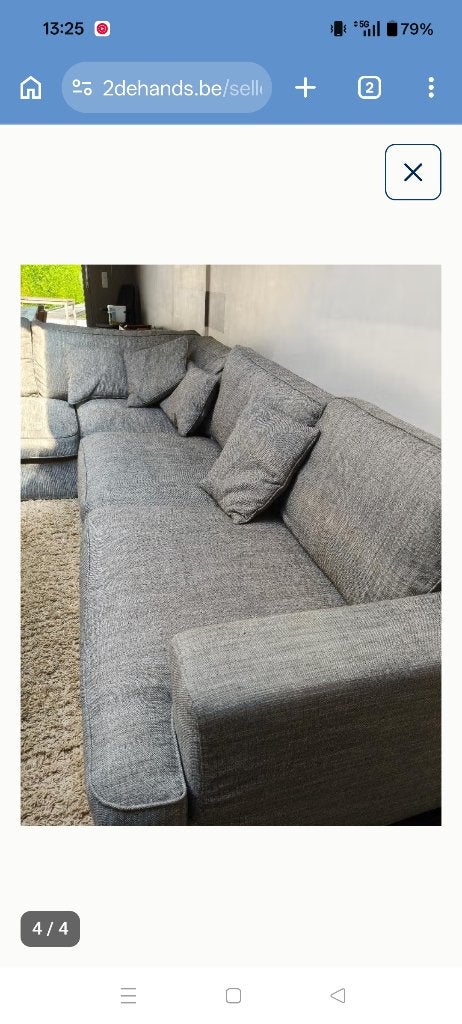 Zetel, Huis en Inrichting, Zetels | Zetels, Ophalen, Hoekbank, 300 cm of meer, 150 cm of meer