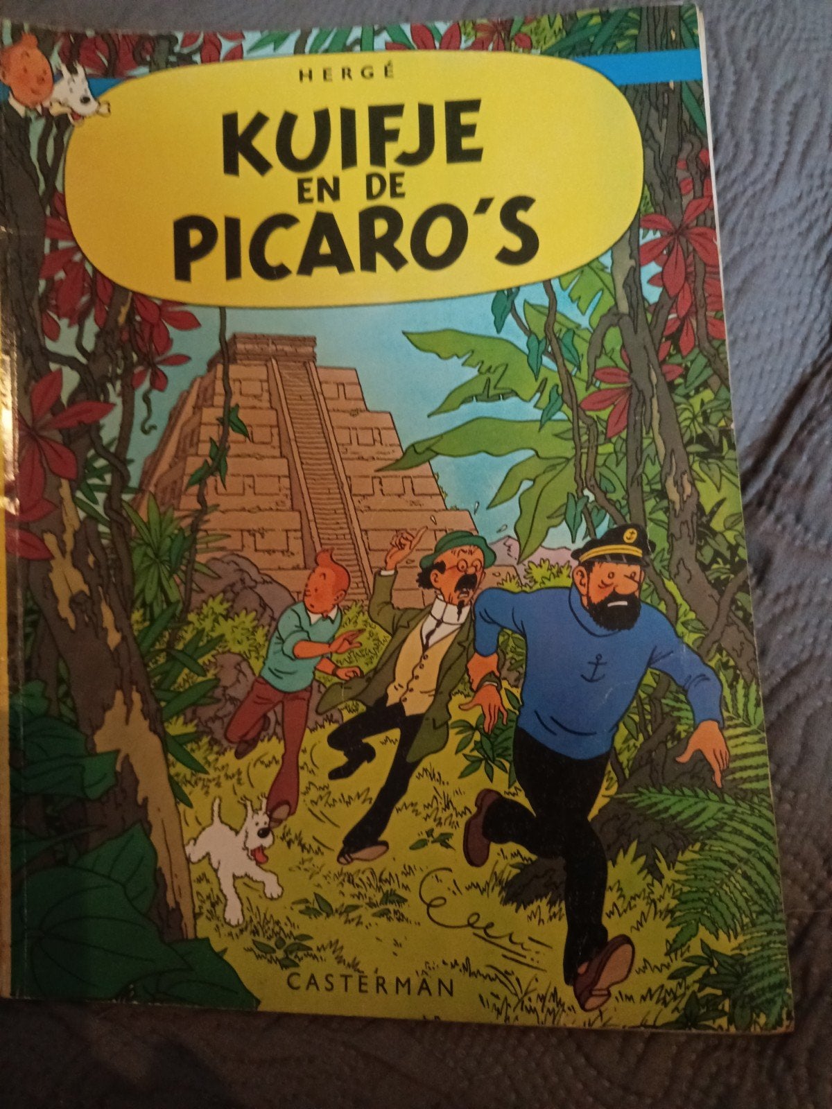 strip Kuifje en de picaro's EO, Livres, Enlèvement ou Envoi, Une BD, Utilisé, Hergé