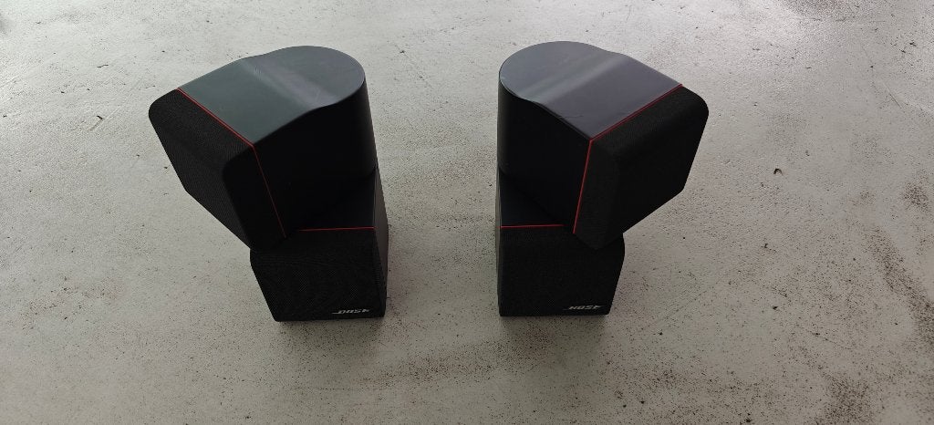 Bose Acoustimass 5 Series II – zwart – met muurbeugels, Supports muraux inclus, Kit d'enceintes, Enlèvement, Utilisé