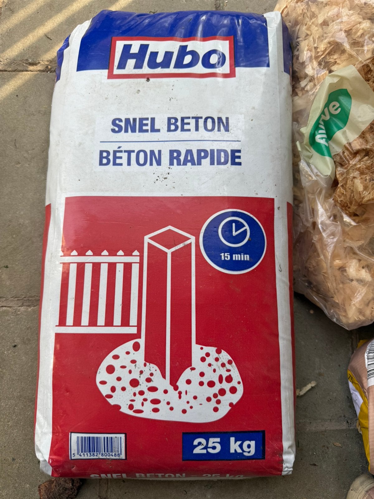 Béton rapide gratuit de 25 kg, Enlèvement, Neuf