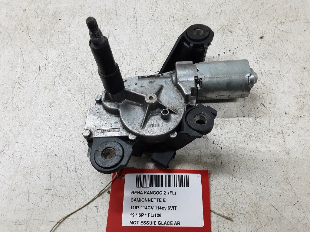MOTEUR ESSUIE-GLACE ARRIÈRE Kangoo / Grand Kangoo (KW), Renault, Mevr. I. Hauben, Utilisé, Rue de l'Espoir 34 34
4030  GRIVEGNÉE, BE