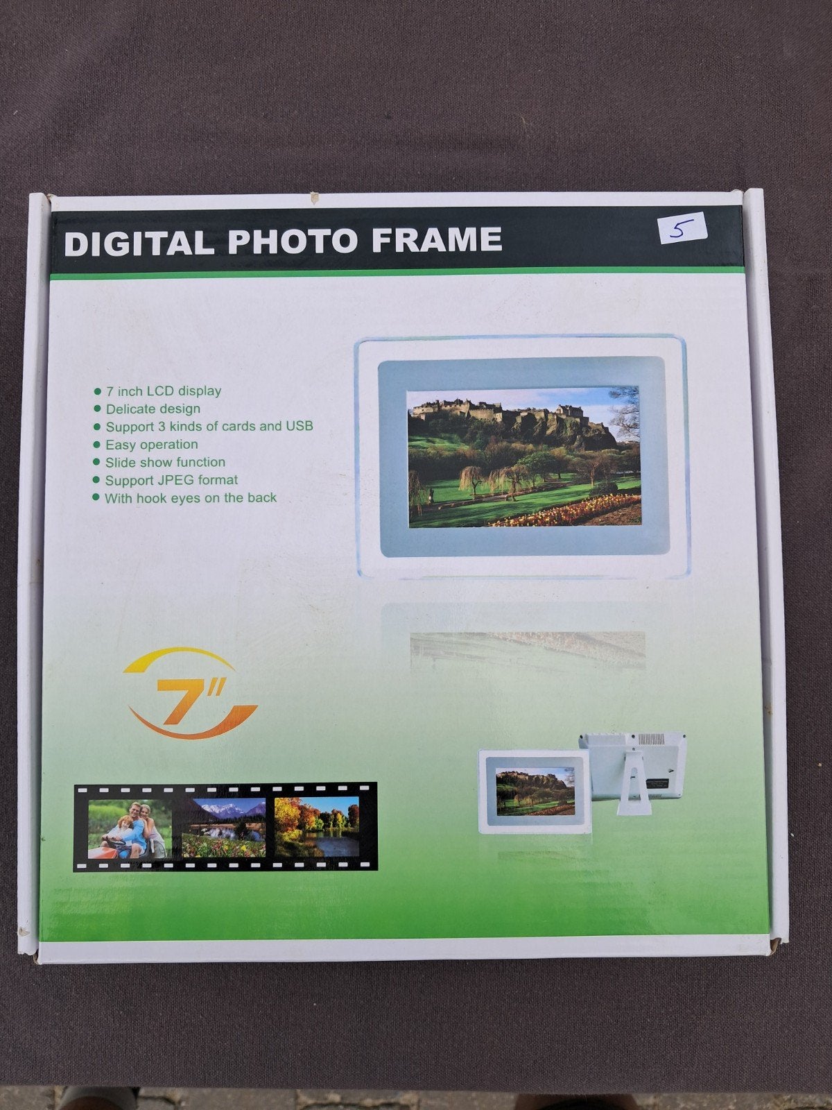 Photo frame digitaal, Enlèvement