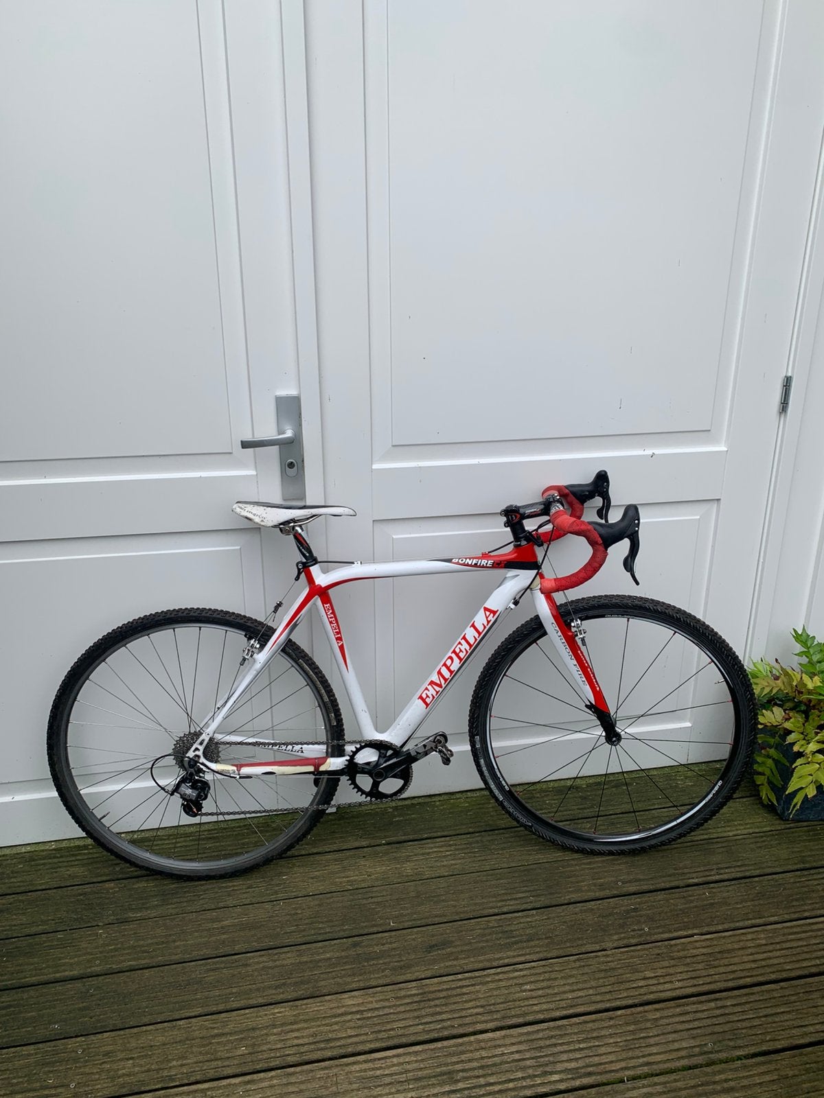 Empella full carbon cyclocross fiets maat 53, Fietsen en Brommers, Gebruikt, Carbon, Velgrem, 49 tot 53 cm