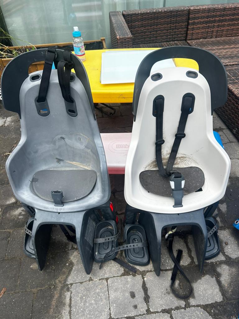 Siège de vélo, Repose-pieds, 9 à 36 kg, Enlèvement, Utilisé