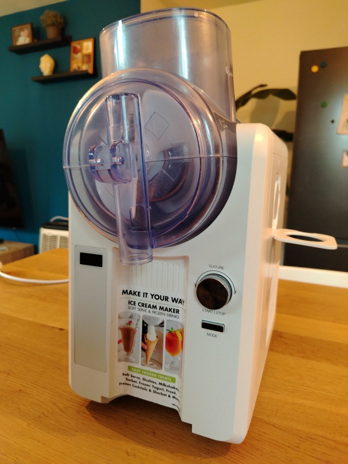 Greenpan frost ice cream maker 1,87 liter, Elektronische apparatuur, Ophalen of Verzenden, Zo goed als nieuw, Zelfvriezend