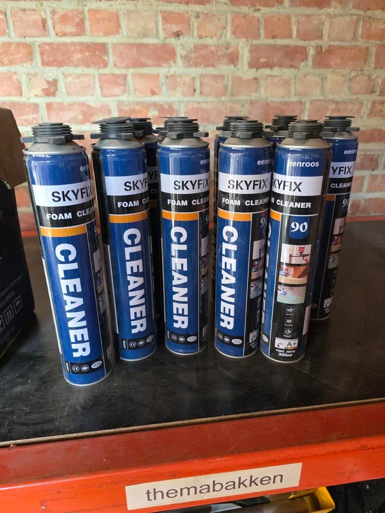 10x schuim cleaner nieuw, Doe-het-zelf en Bouw, Isolatie en Afdichting, Ophalen of Verzenden
