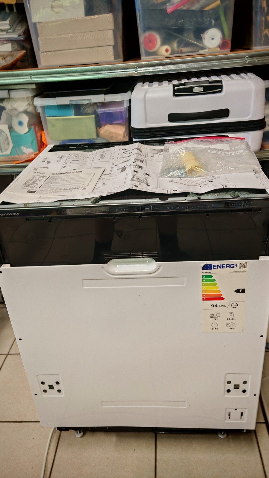 Samsung inbouwvaatwasser DW60M6040BB, Elektronische apparatuur, Vaatwasmachines, Ophalen