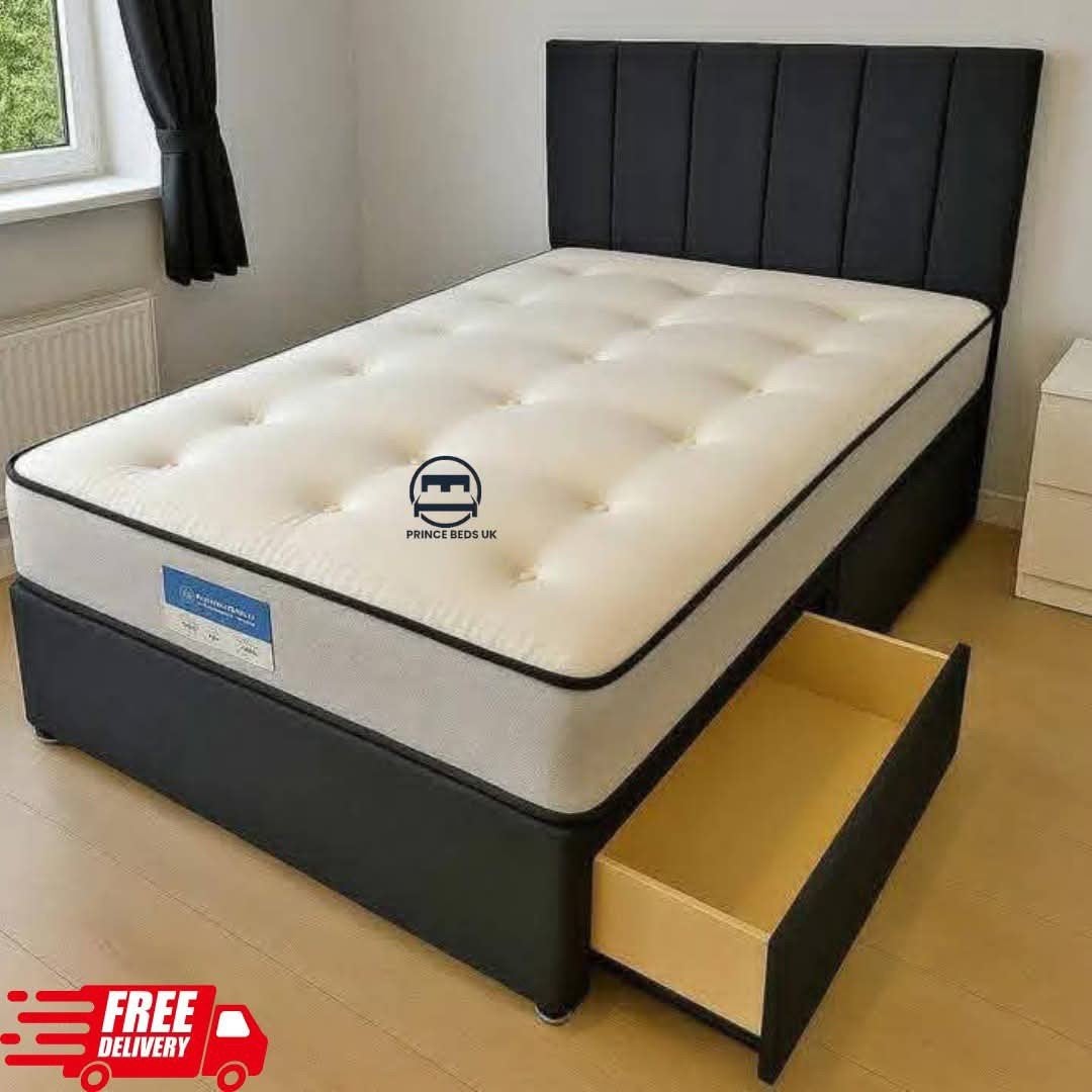 Comfort Divanbed - Met Lades - [Maat, bijv. 90x200 cm], Antiek en Kunst, Verzenden