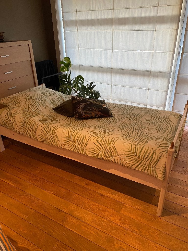 Bed, Huis en Inrichting, Ophalen, Gebruikt, 90 cm, Eenpersoons