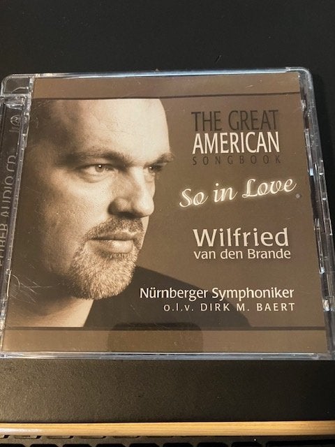 Wilfried Van den Brande Great American Songbook  So In Love, Cd's en Dvd's, Inclusief DVD, Jazz-fusion, Ophalen of Verzenden, Zo goed als nieuw