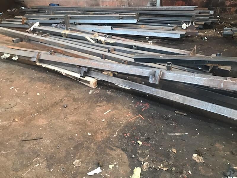 Metalen kokerprofielen 50/50/4 -80/80/4 te koop, Doe-het-zelf en Bouw, Ophalen