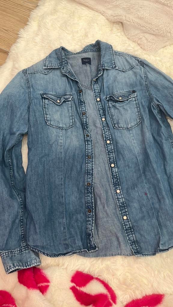 Chemise jeans pepe jeans M, Enlèvement ou Envoi, Porté