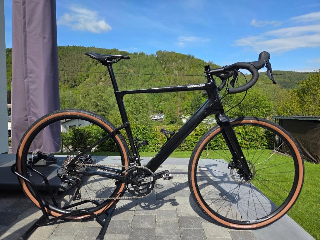 Vélo Gravel CANNONDALE TOPSTONE CARBONE, Fietsen en Brommers, Fietsen | Racefietsen, Ophalen, Gebruikt, Carbon