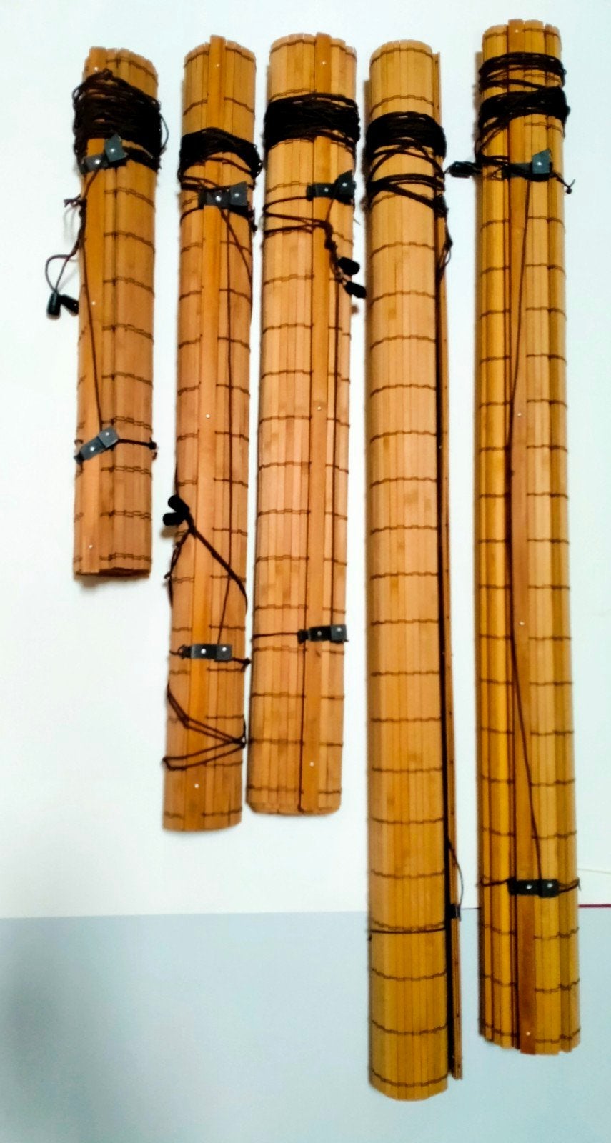 bamboe rolgordijnen, Ophalen of Verzenden, Hout