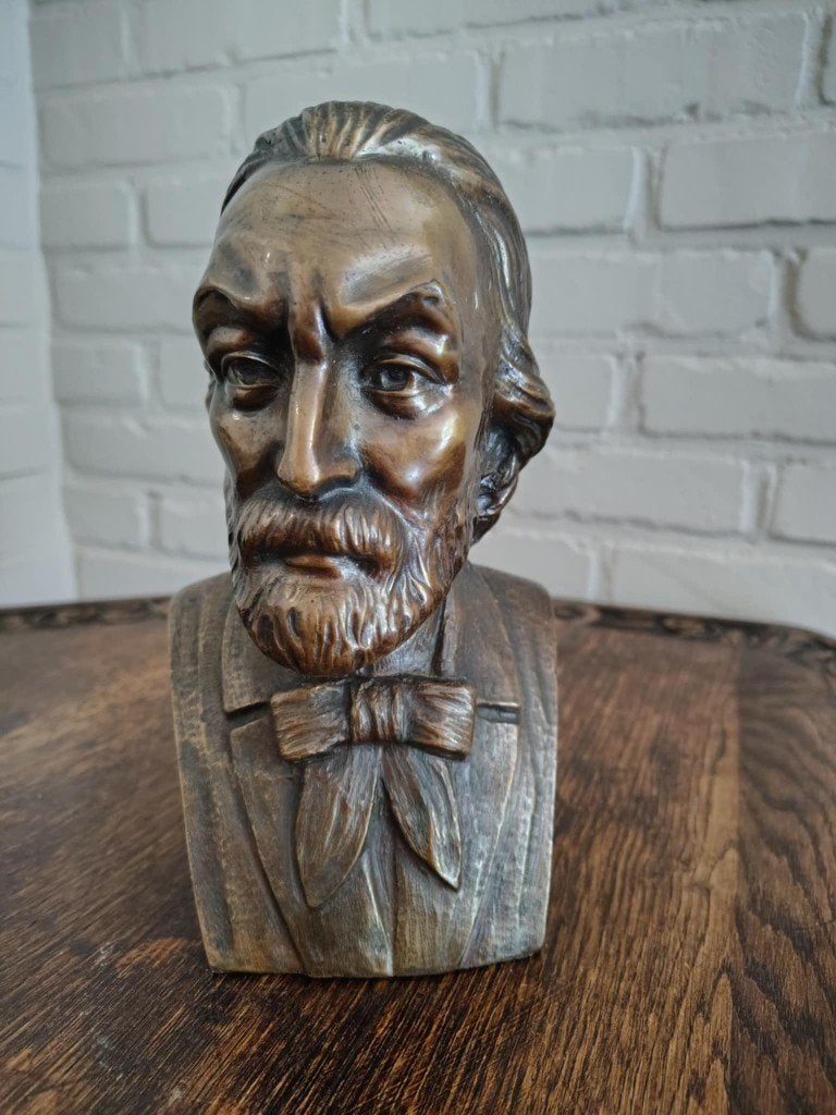 buste van de Belgische componist Peter Benoit, Verzamelen, Ophalen, Zo goed als nieuw, Mens