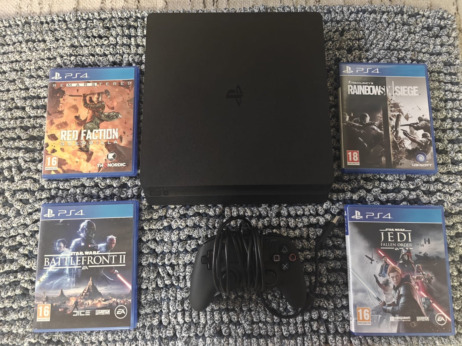 Playstation4 slim 500Go + casque Vr +jeux prix négociable, Enlèvement, Utilisé, Autres genres